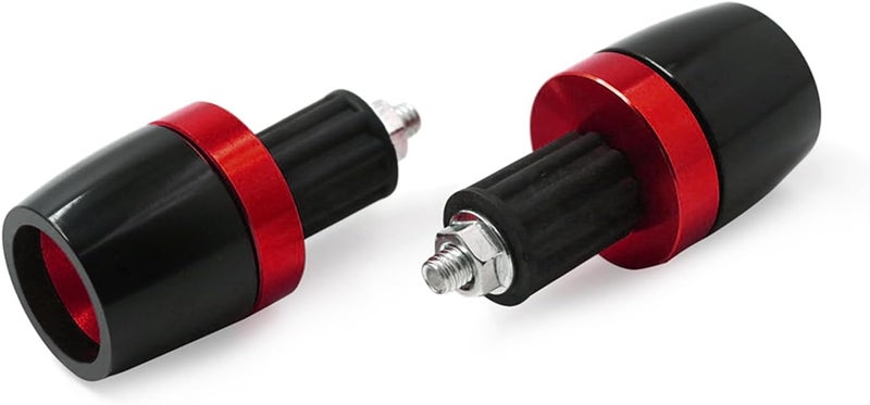 HAONEL 7/8" Universal Motorcycle Handlebar Grips Plug Aluminum Bar End Cap Sliders Replacement for Suzuki SV650 DR650 DR 650 S/SE Bandit GSF250 GSF600 GSF650 GSF1200 - Image 3